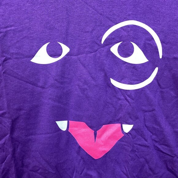 Sesame Street The Count Face Purple T-Shirt XL - Picture 2 of 4
